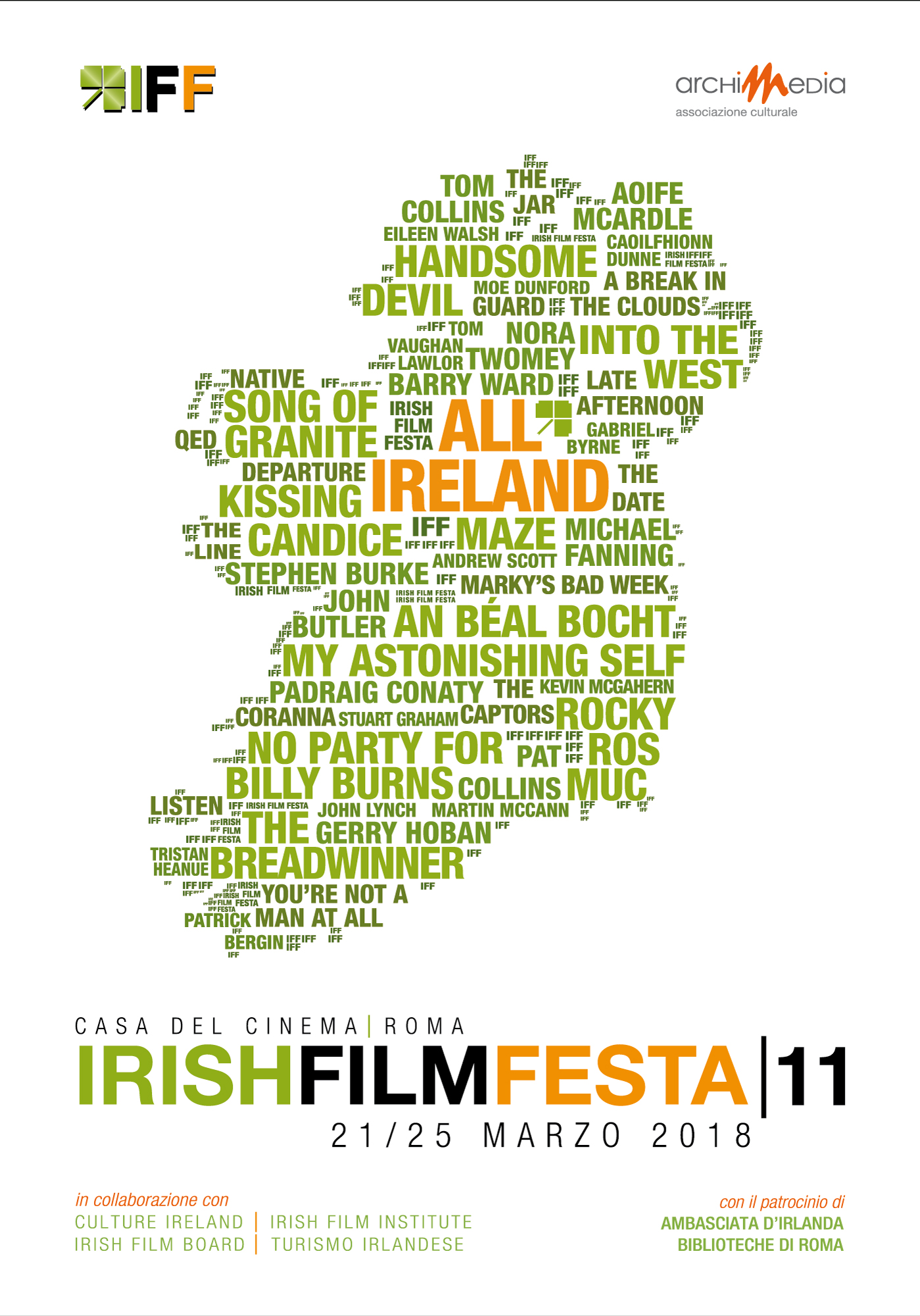 Irish Film Festa 2018 - Manifesto