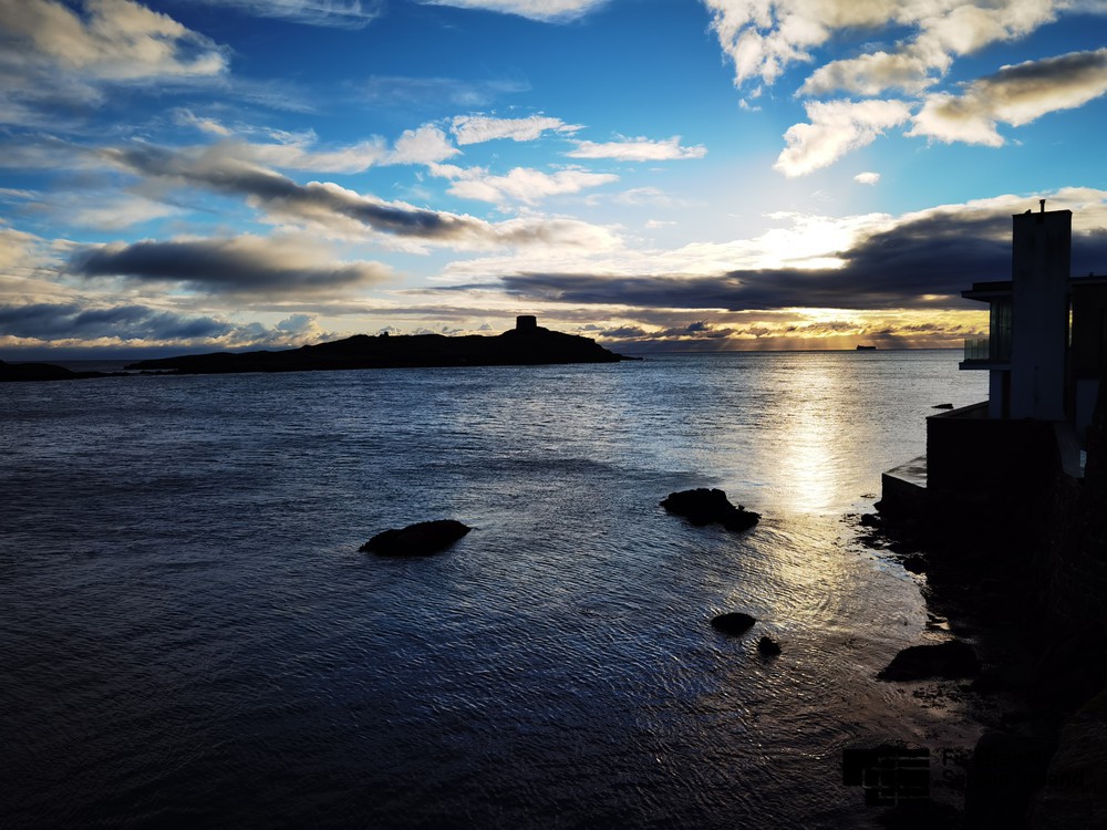 Dalkey Island al tramonto